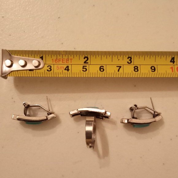 🎁 FREE GIFT INCLUDED 🎁NEW Fashion Jewelry Vintage Set: Ring & Earrings - Picture 4 of 7